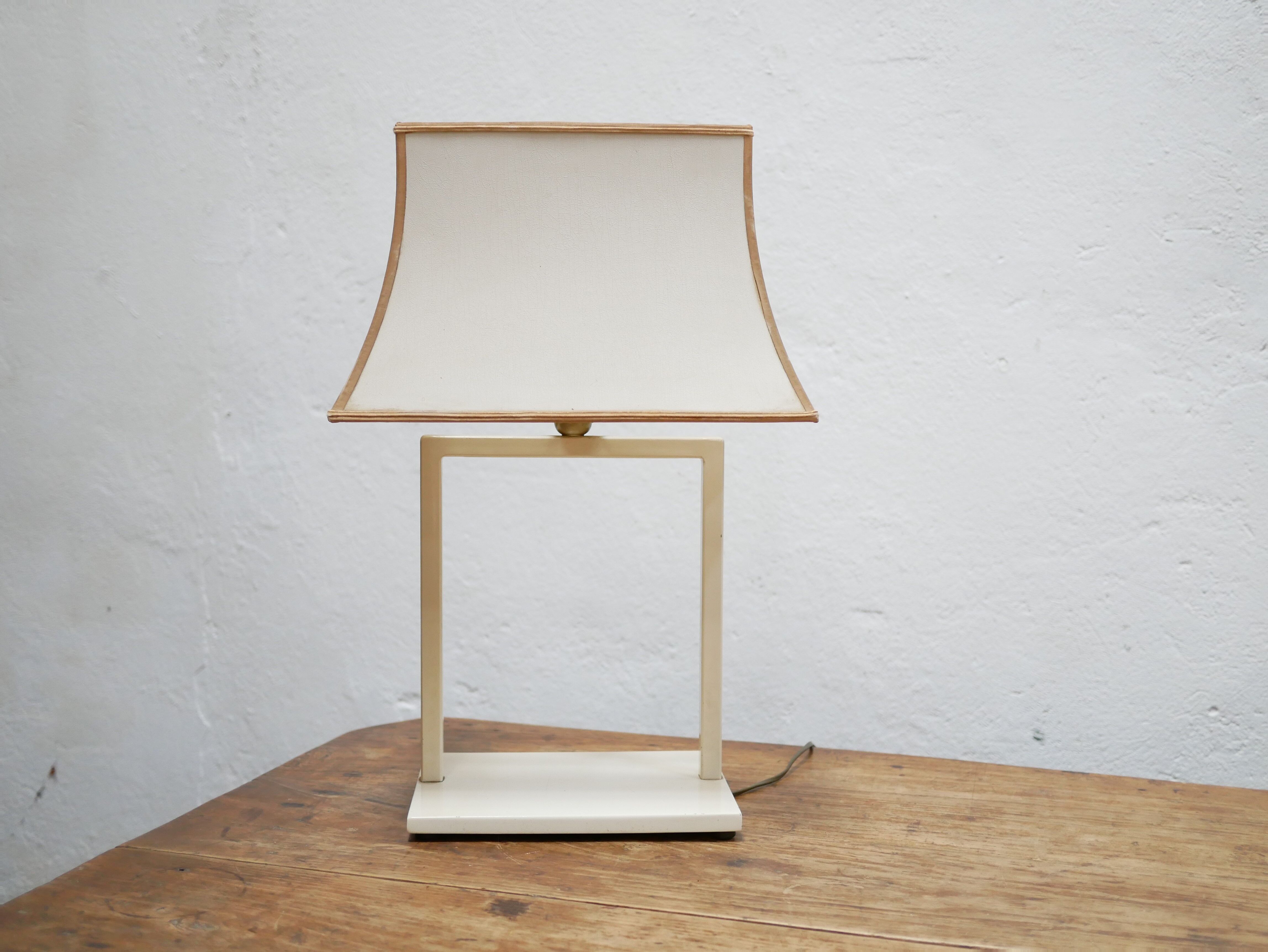 White vintage Phanera lamp