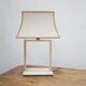 White vintage Phanera lamp