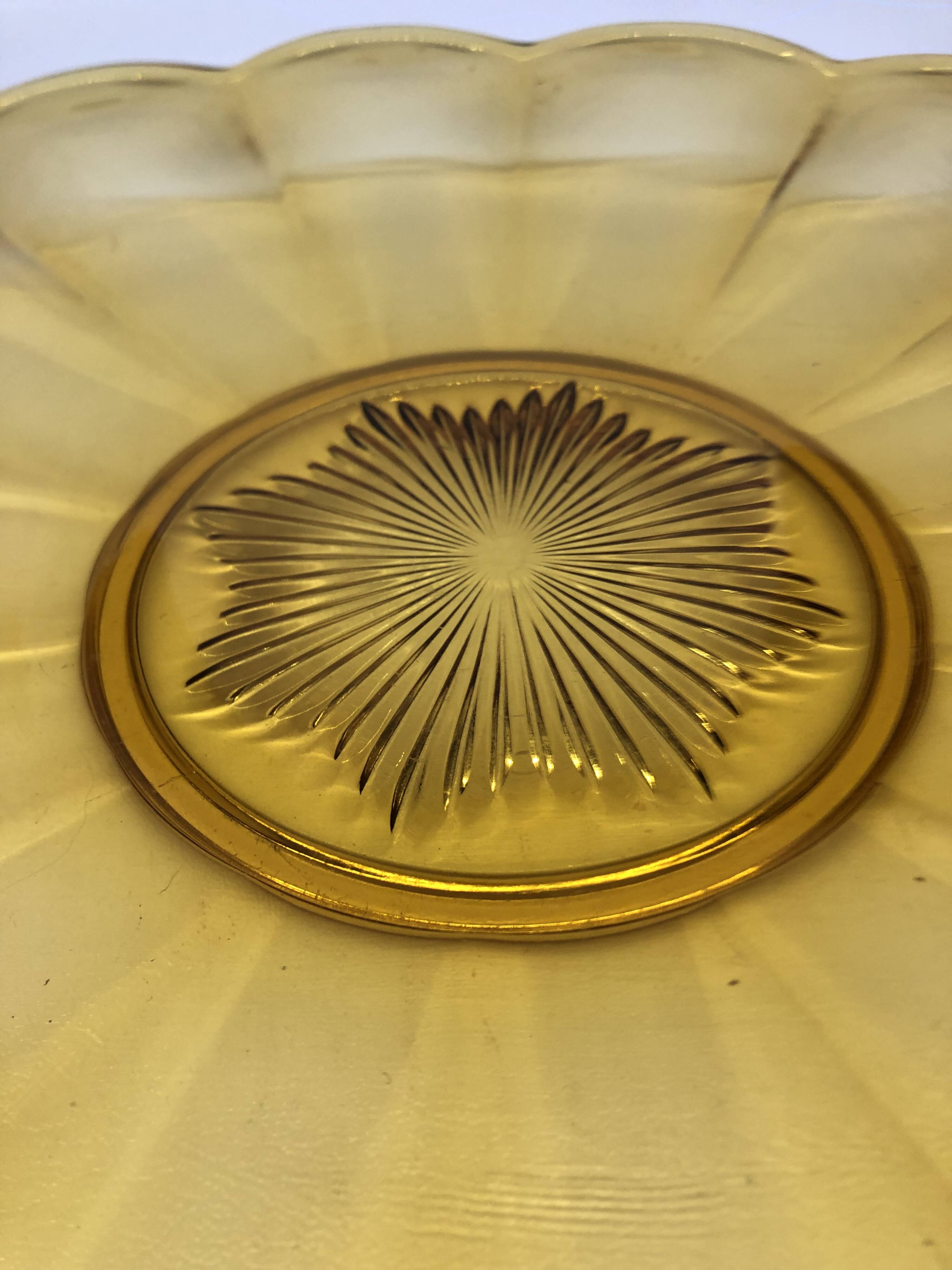 Luxval art deco dish by Val Saint Lambert