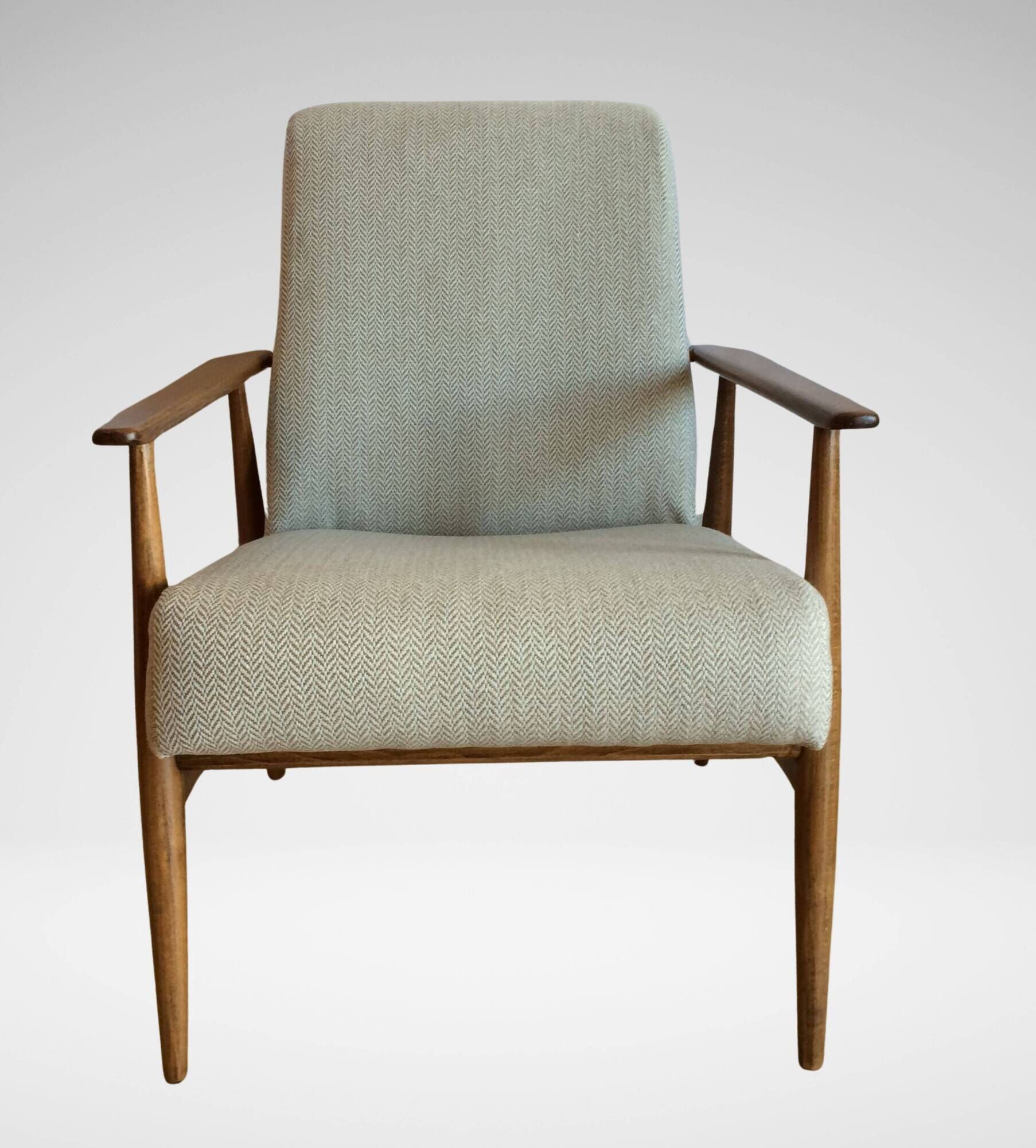 Vintage Mid Century Modern Armchair Model 300-190 by Polish Designer H. Lis from 1960s