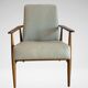 Vintage Mid Century Modern Armchair Model 300-190 by Polish Designer H. Lis from 1960s