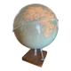 Vintage Globe with Wooden Stand from the 40s-50s