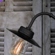 Gooseneck wall lamp
