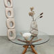 Table basse ronde vintage 'T118' Illum Wikkelsø pour Niels Eilersen