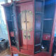 19th-century lacquered Chinese wedding armoire