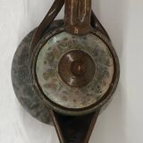 Belgian flamed salted stoneware teapot by Marcellus Aubry