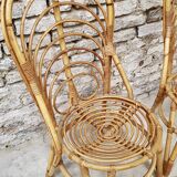 Pair of rattan chairs