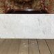Console d'entrée en acajou Napoléon III et marbre de carrare