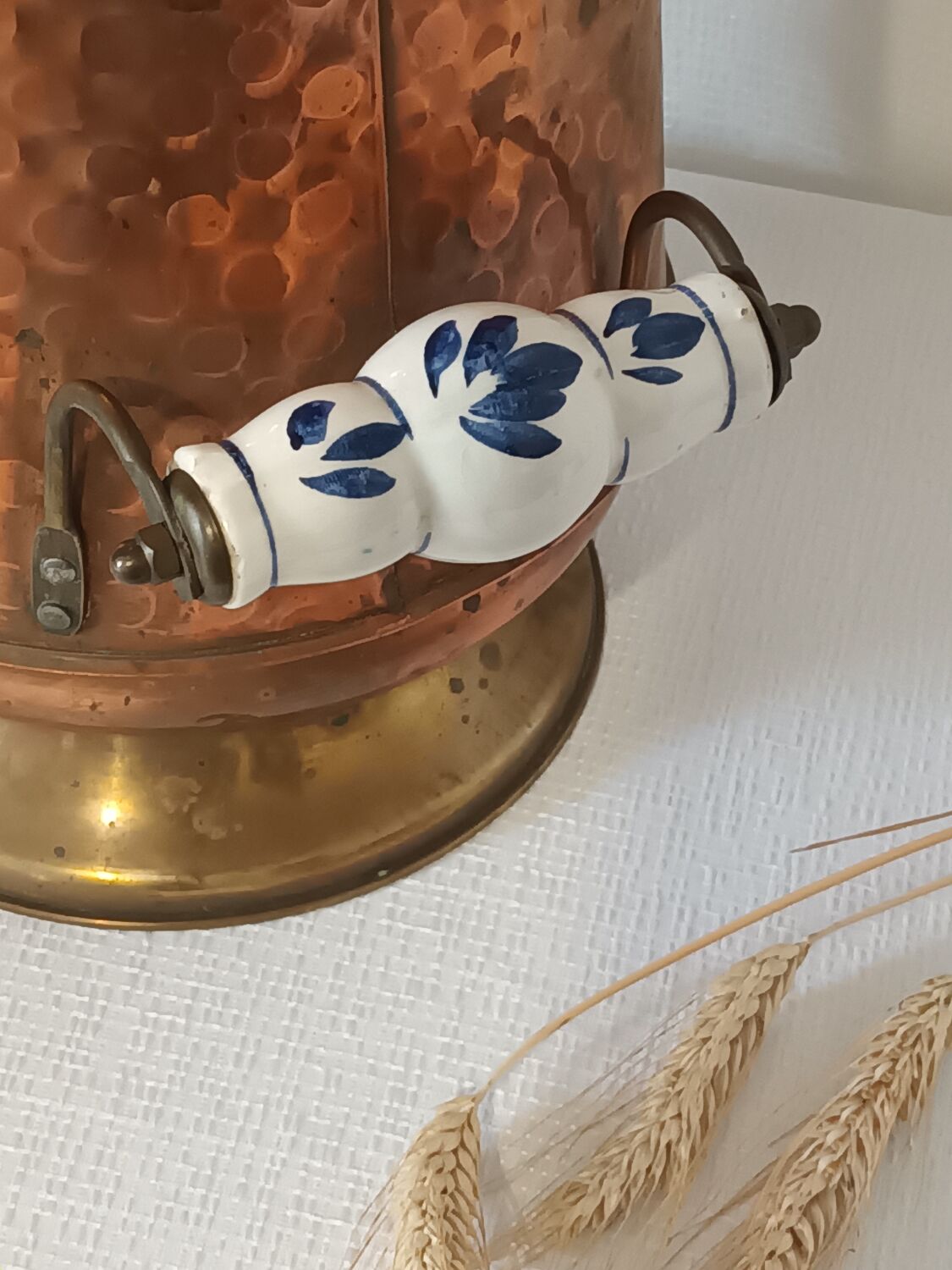 Coal bucket solid copper Holland