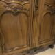 Walnut Louis XV wardrobe from the 18th century.