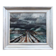 Tableau ancien le long chemin