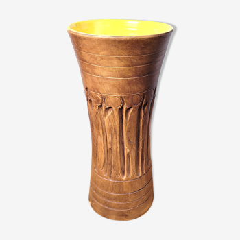 Mali ethnic ceramic vase