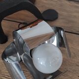 Silver Space Age wall light