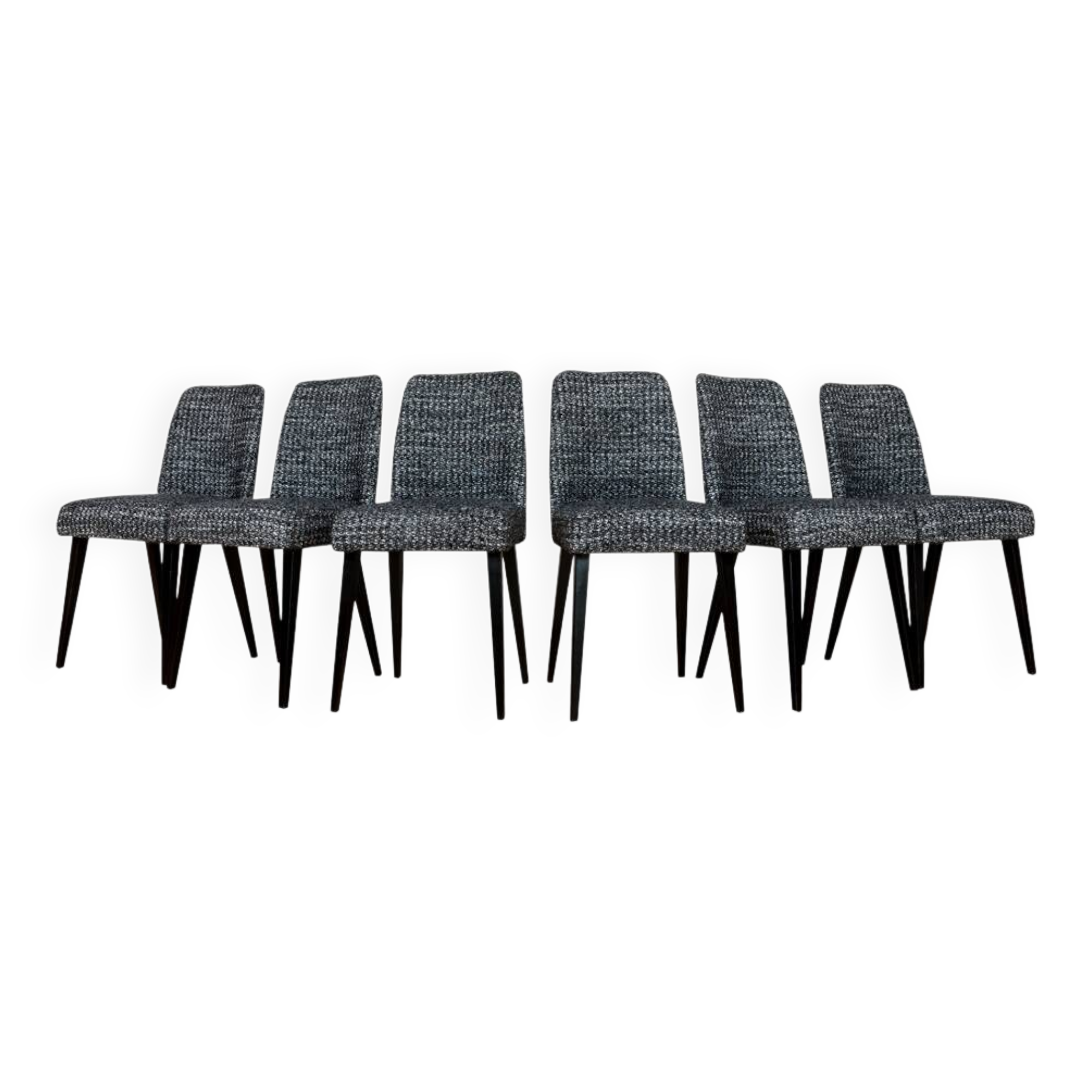 Vintage Dining Chairs, Poland, 1960's, Set of 6