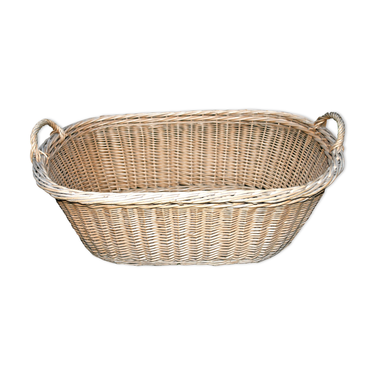 Antique wicker basket