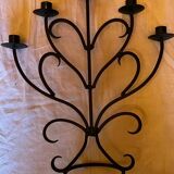Metal heart candle holder 5 candles