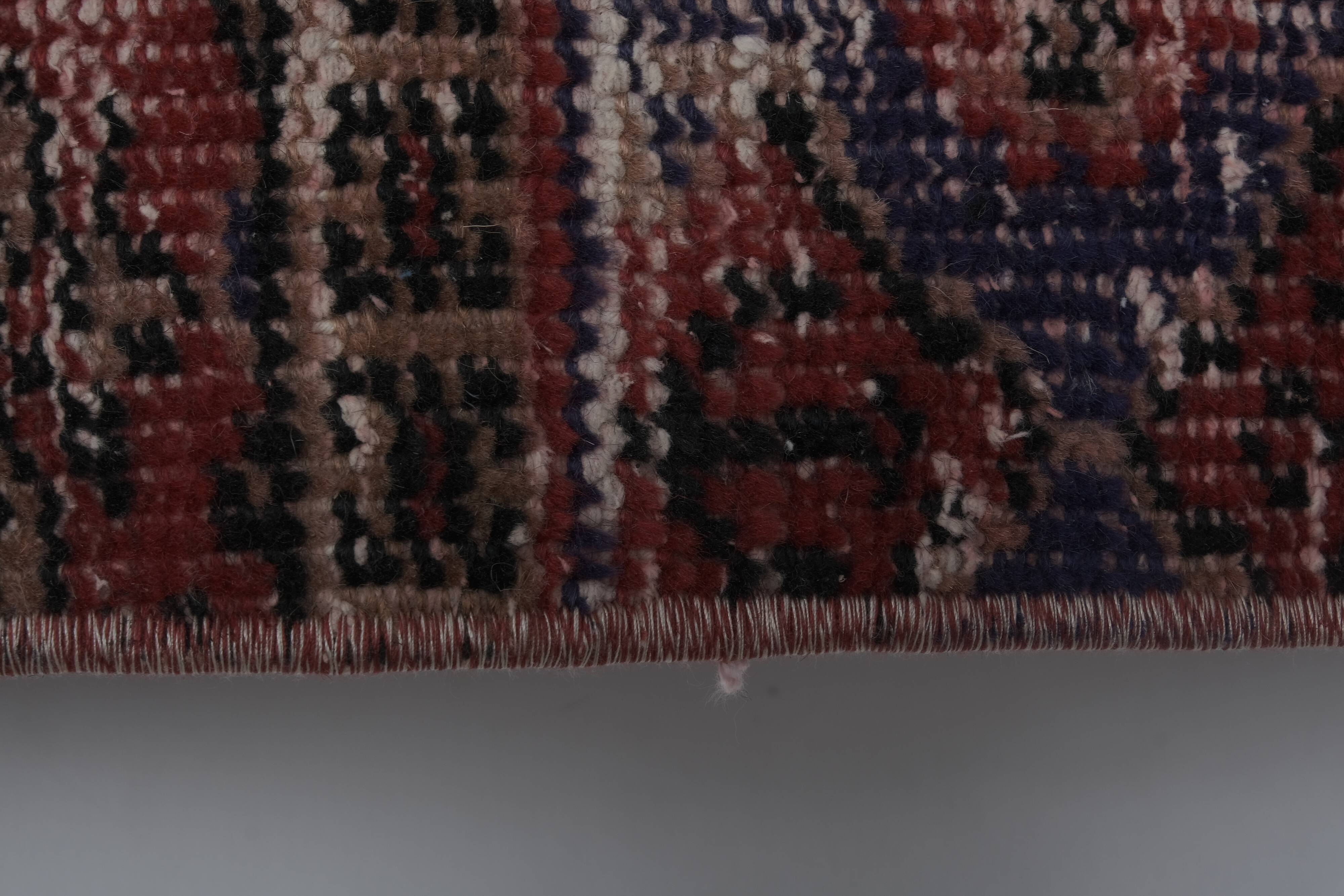 Vintage Turkish rug from Oushak, hand-woven 80x327 cm