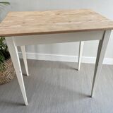 Old weathered wooden table