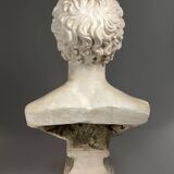 Plaster bust of a man