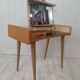 Console coiffeuse vintage pieds compas