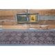 1960s purple lavender natural Turkish hand-knotted runner rug 79x331