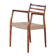 Armchair model 62 designed by Niels O. Møller in 1962, Denmark
