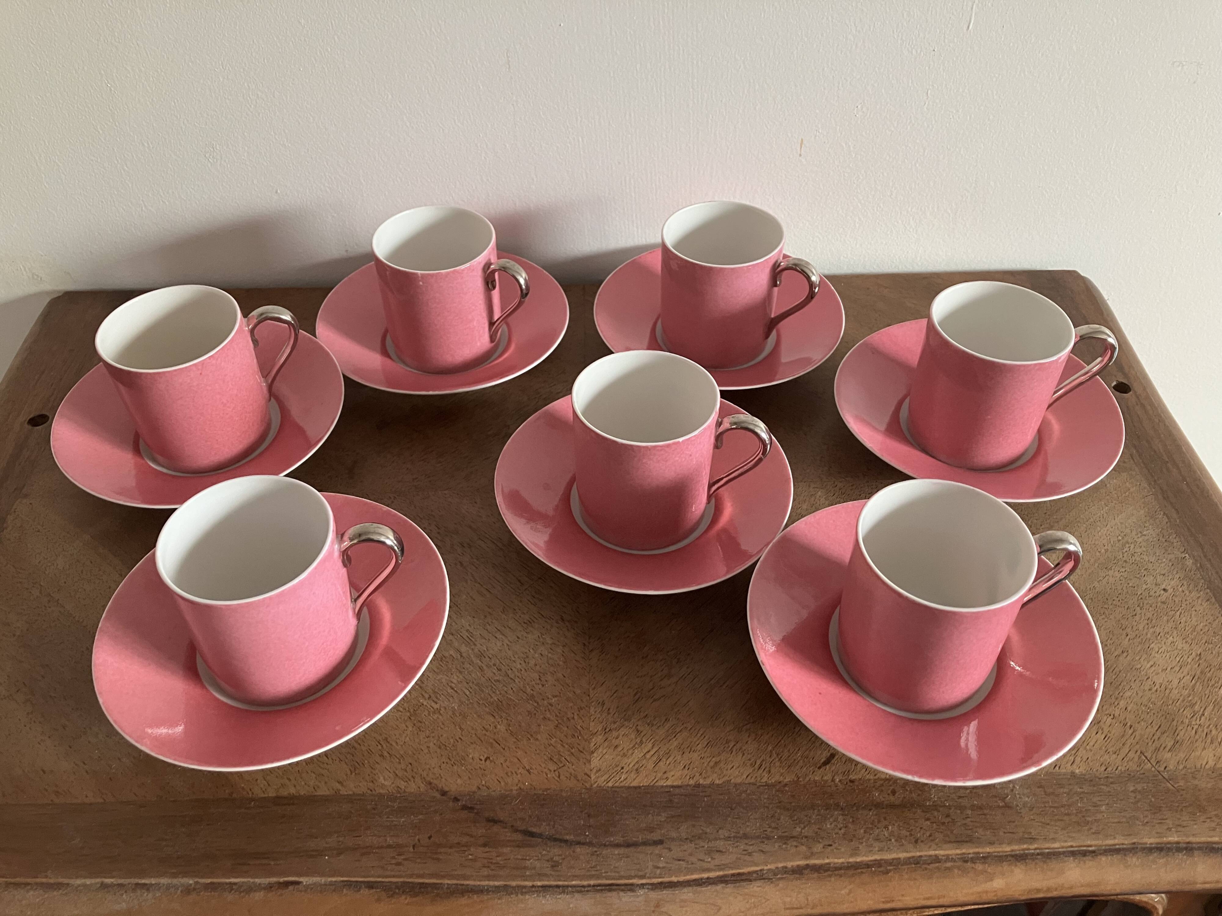 A. Lanternier porcelain cups