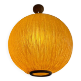 Beautiful design midcentury cocoon resin pendant, 1950s