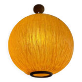 Magnifique pendentif en résine cocon de style mid-century, années 1950.