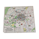 Poster school map Paris Region / The house of teachers