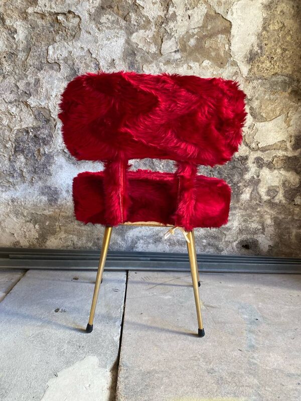 Chaise moumoute