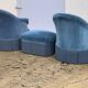 Pair of armchairs toad and rest feet 1970