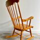 Rocking-chair en bois vintage