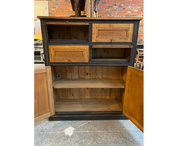 Old oak notary furniture