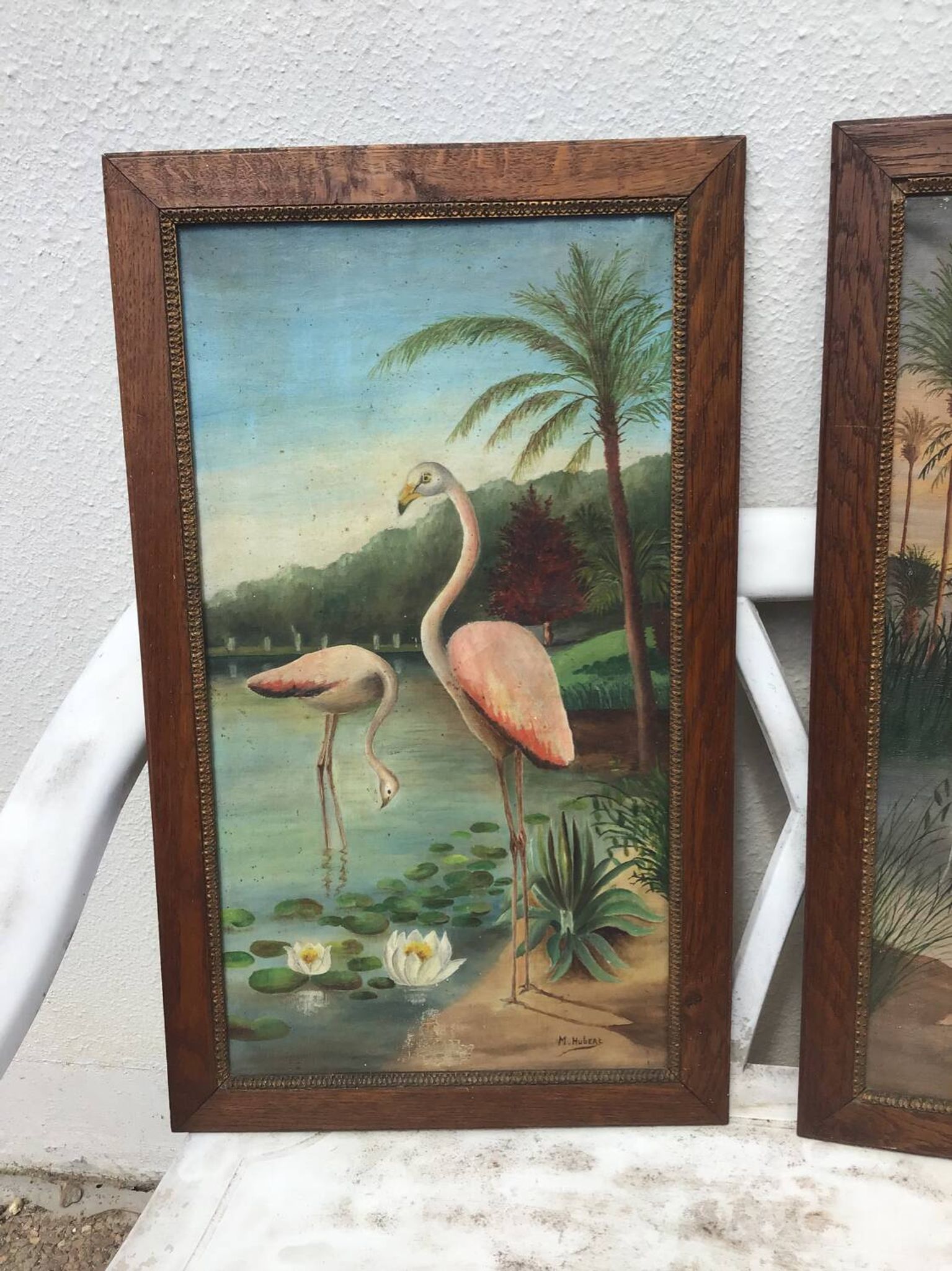 Pair of exotic paintings