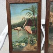 Pair of exotic paintings
