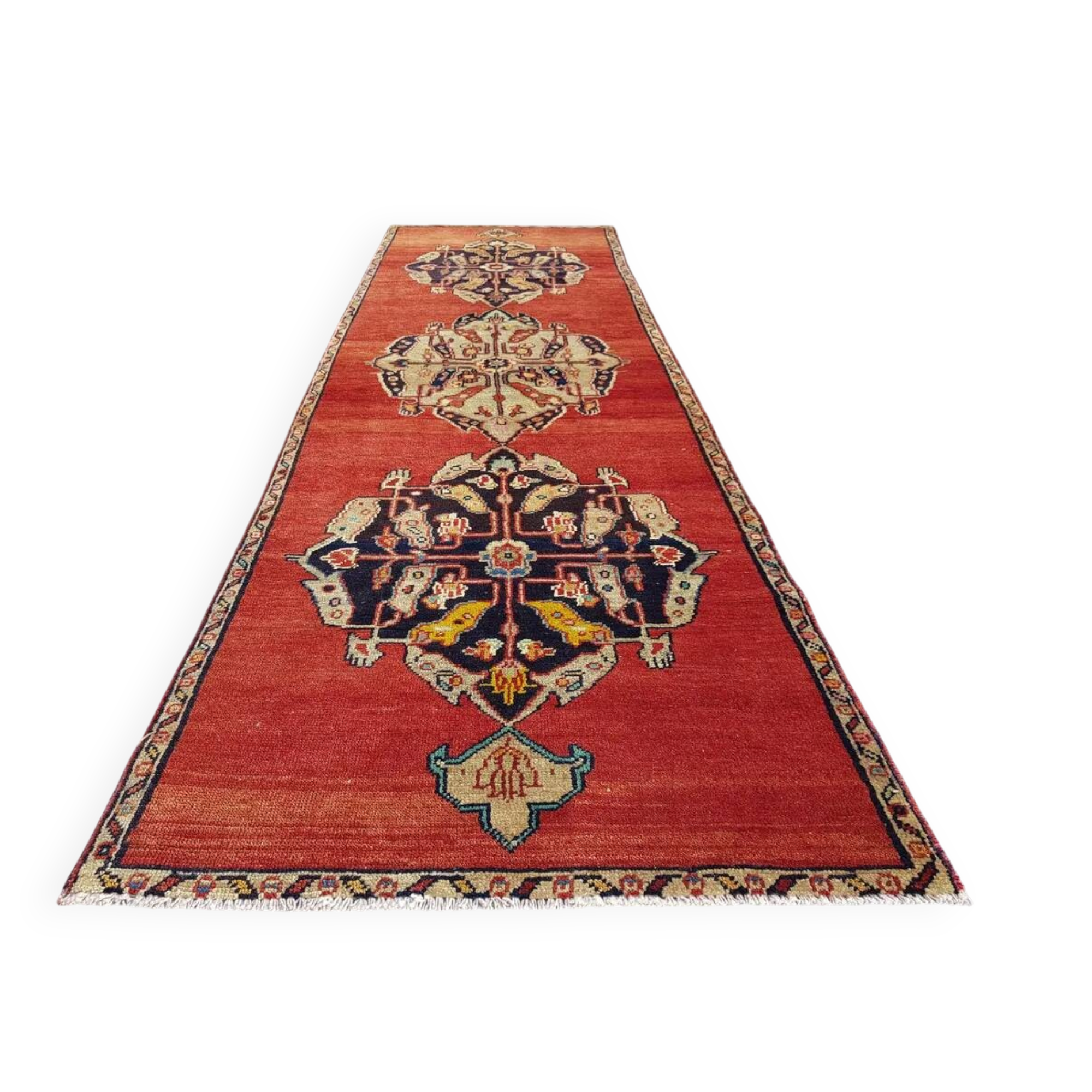 Oushak Bohemian Hallway Runner Rug sku 1069