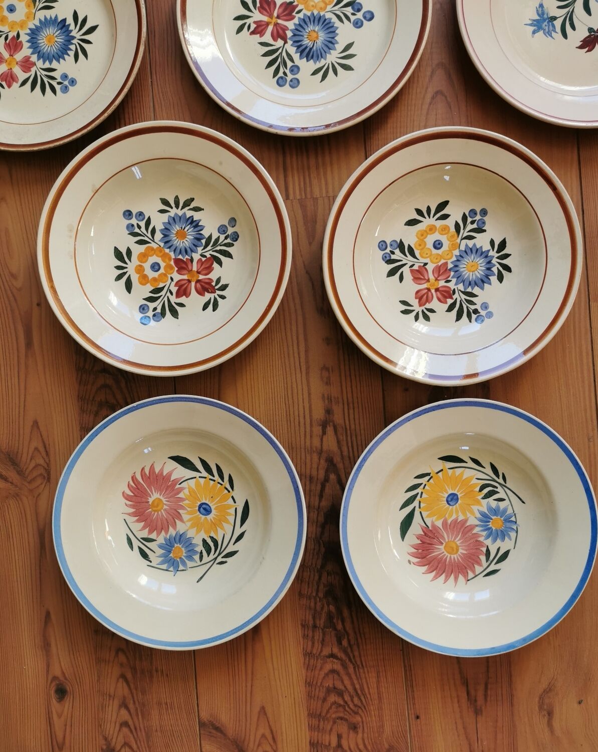 Lot of old plates