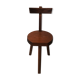 Chaise bois art populaire