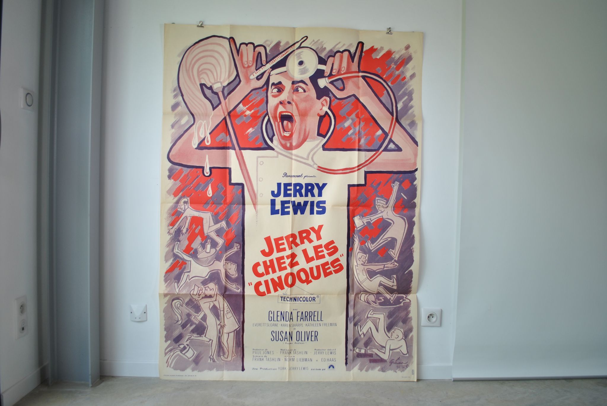 Jerry at the cinoques movie poster 120 x 160 Jerry Lewis
