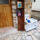 Bibliothèque étagère murale vintage