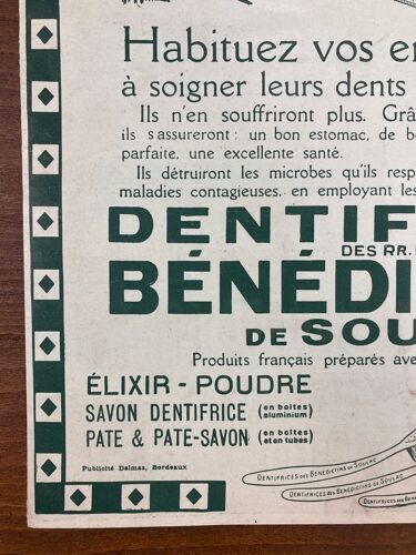 Publicité Bénédictins de Soulac Vintage