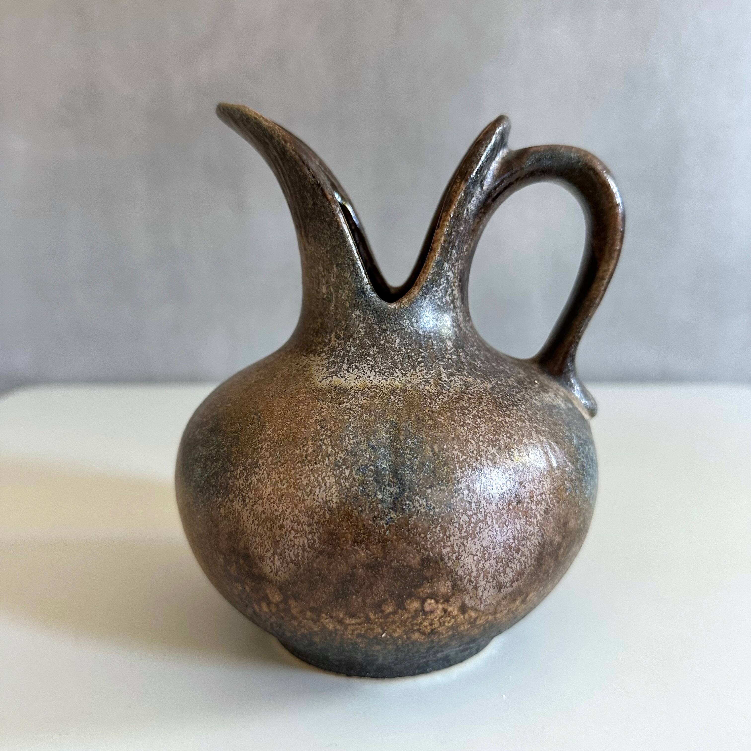 Vintage vases Dümler Breiden 055/15 and 056/20, ceramic vase WPG