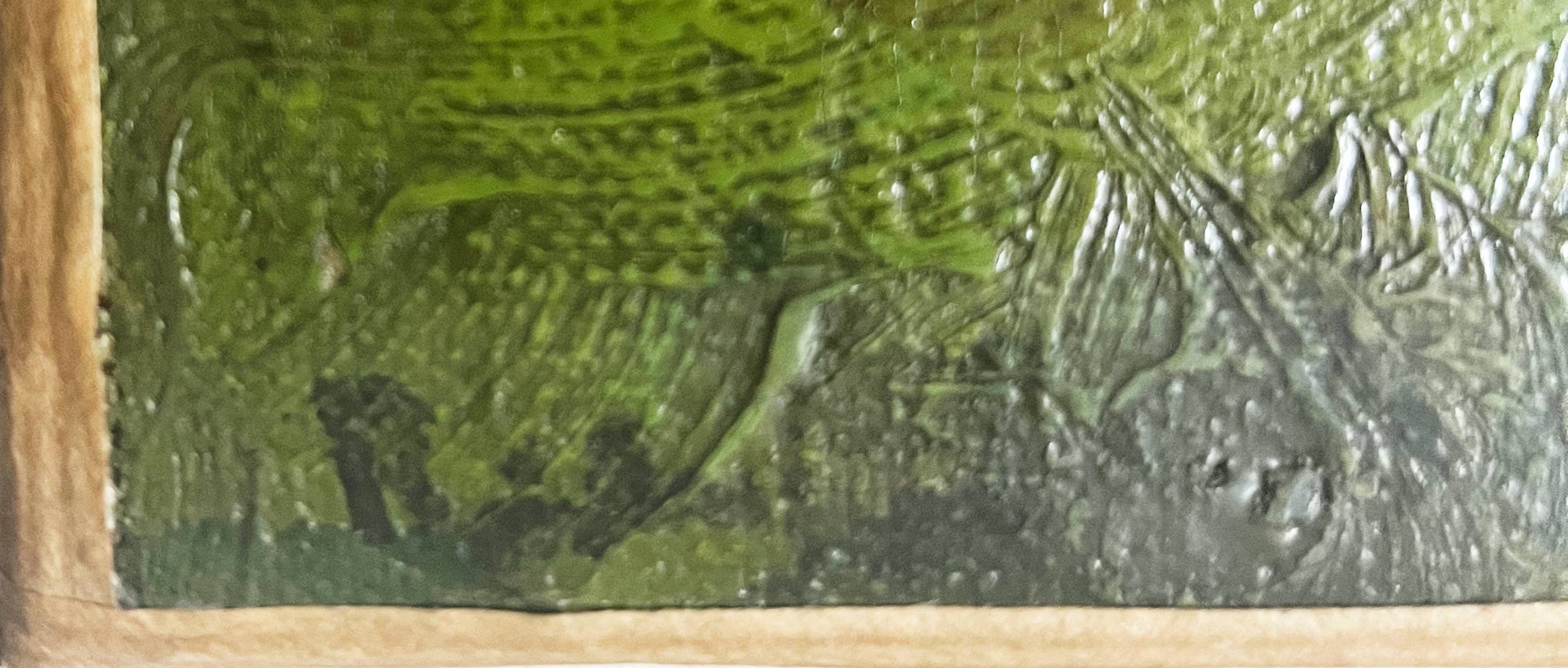 HST painting "Country House" German early 20th century