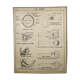 School poster Hatier sight, hearing, smell, taste, touch