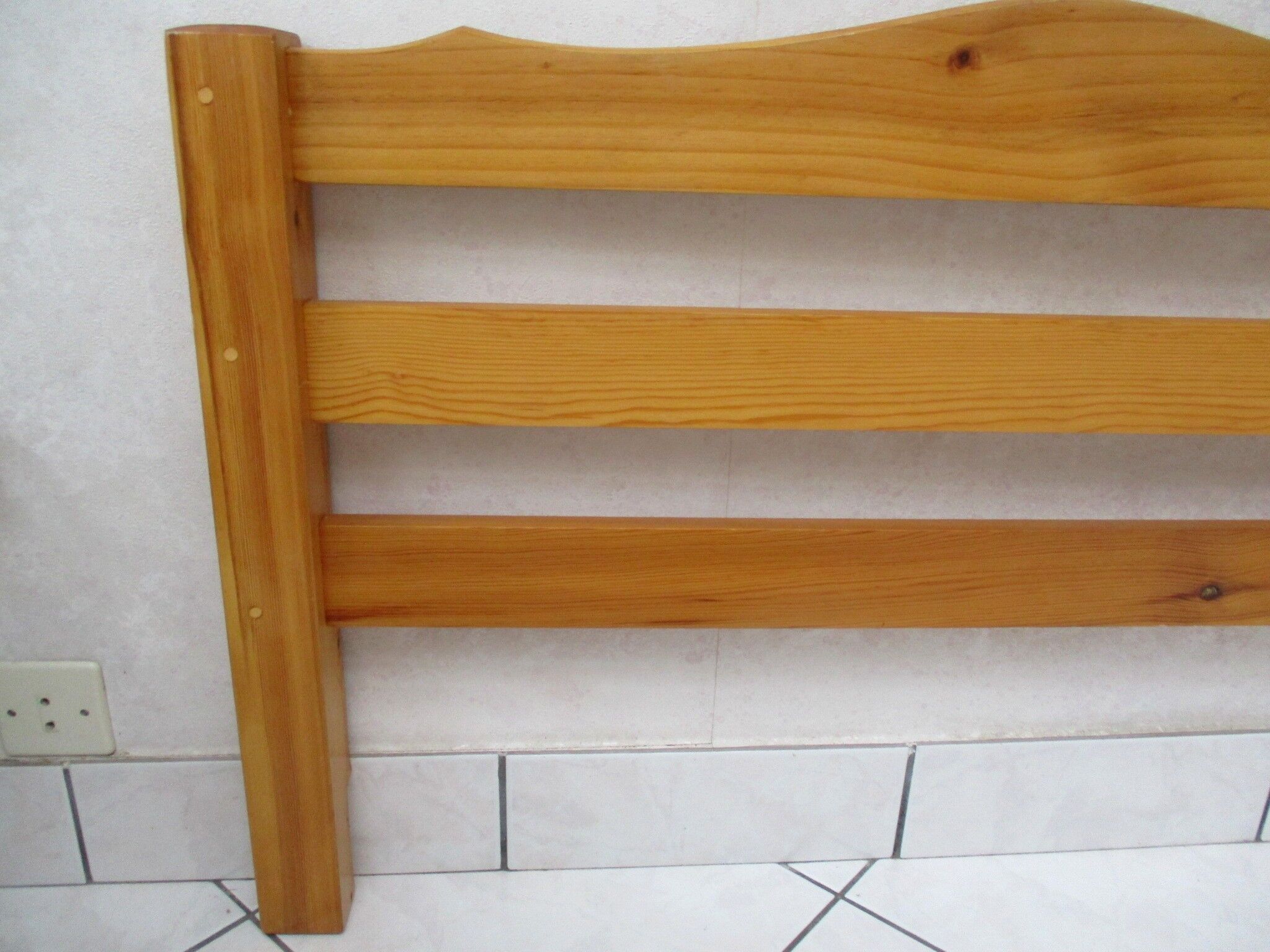 Two pine headboards