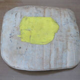 Empty pocket sandstone of the dovecote Vallauris modernist, sandstone tachiste 1950 -60