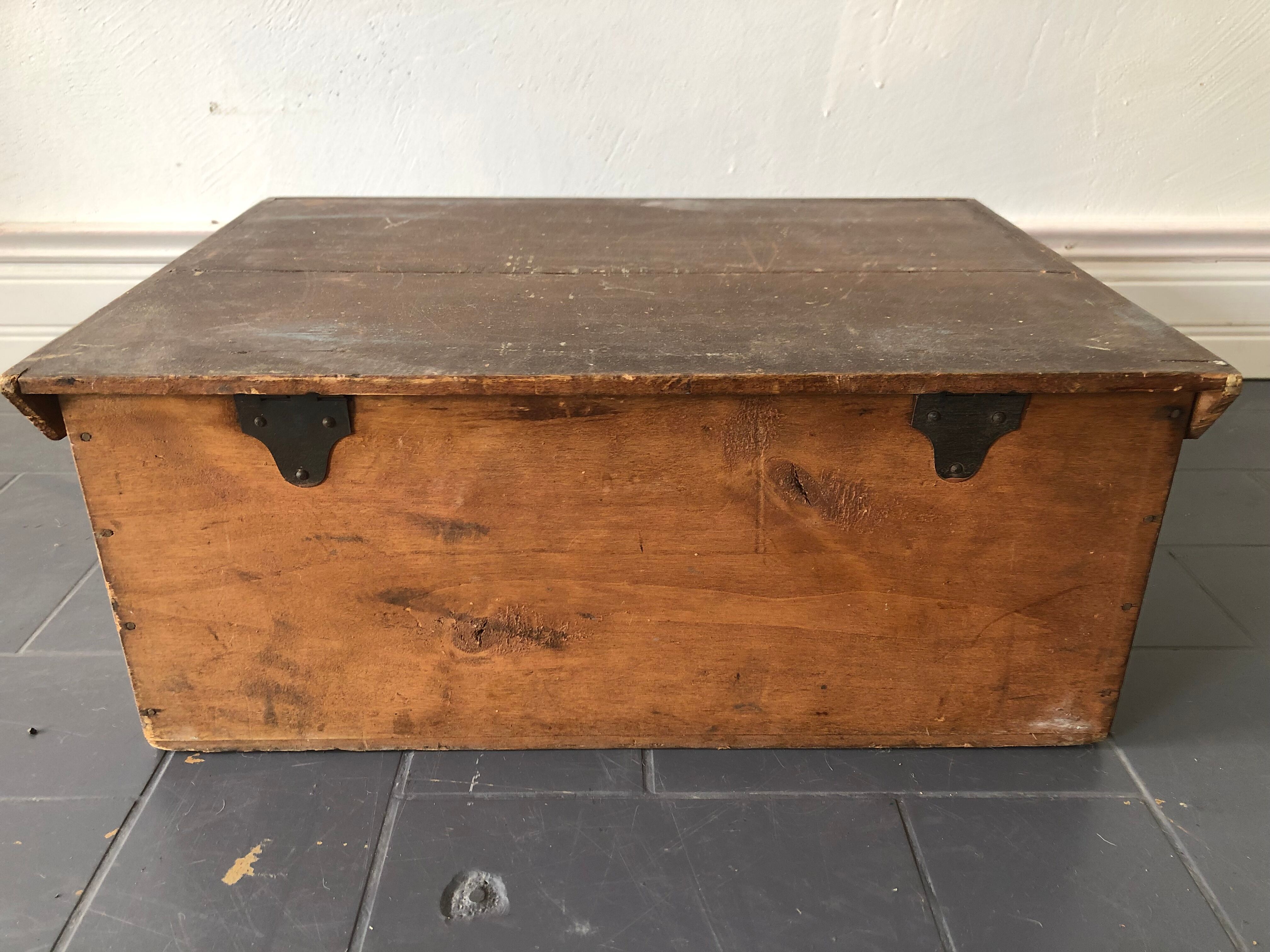 Old wooden box