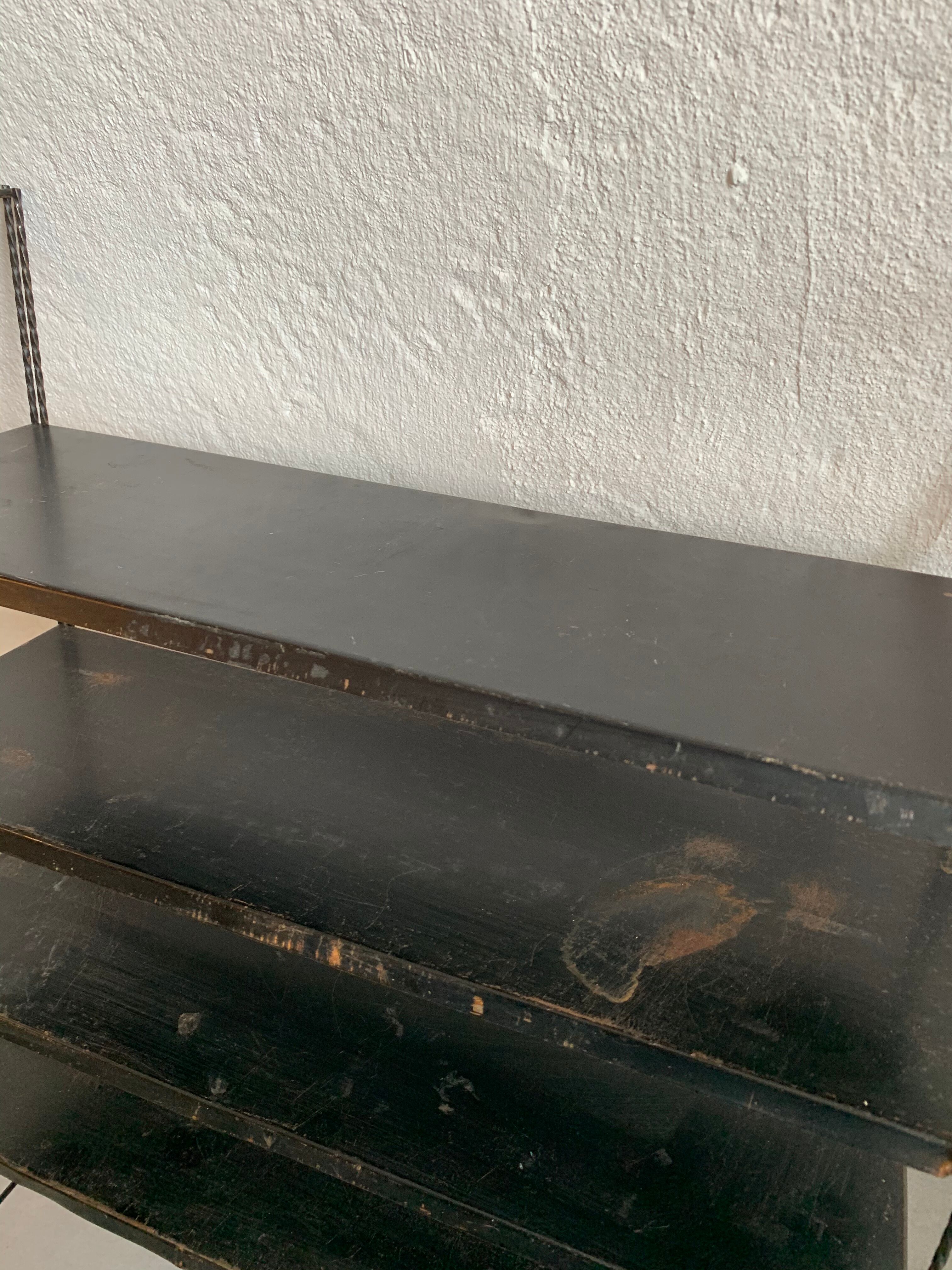 Vintage metal String shelves