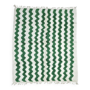 Tapis Vert Contemporain - 307 x 252 cm